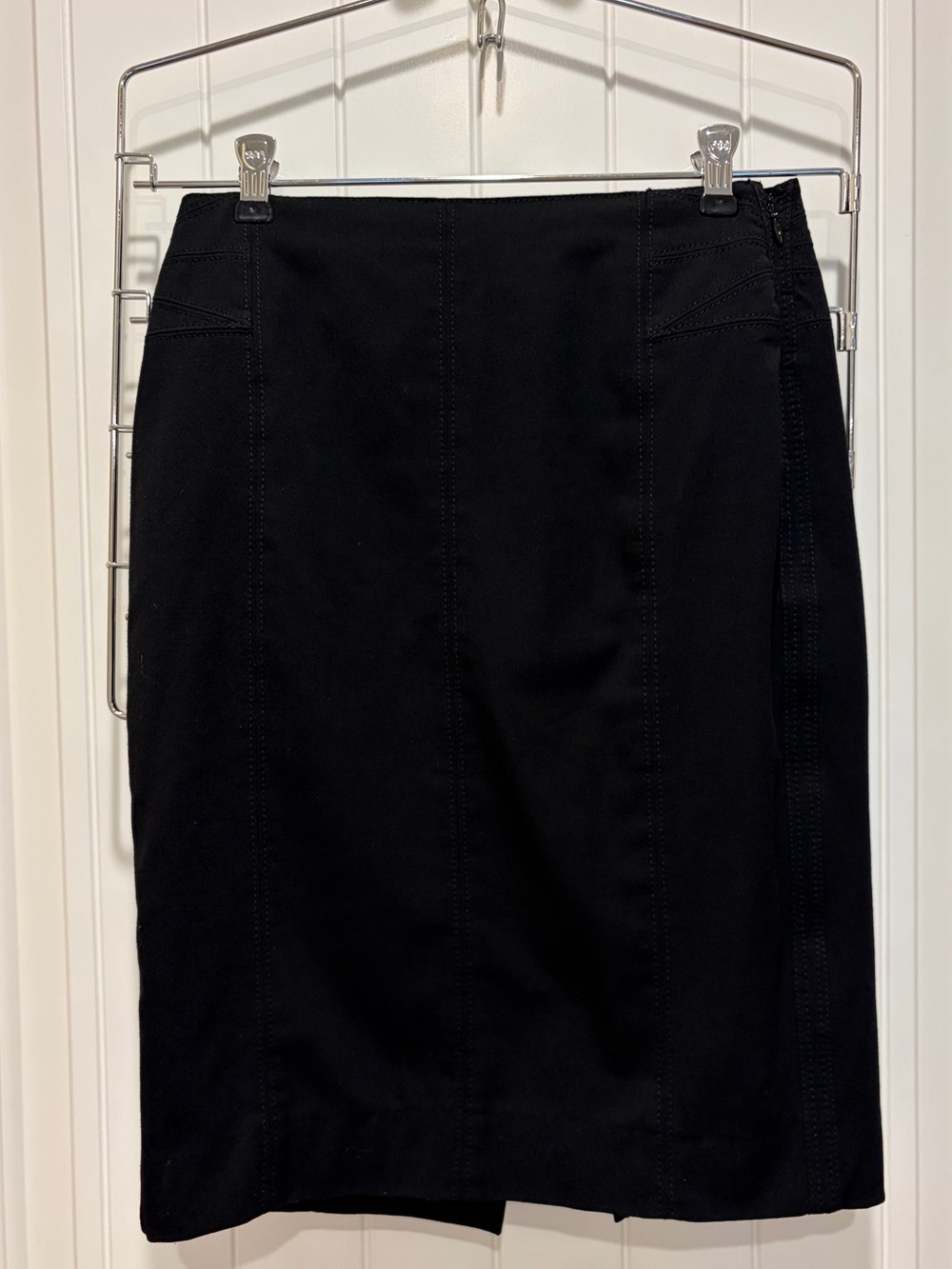 WHBM - Classic Black Pencil Skirt (Size 00)